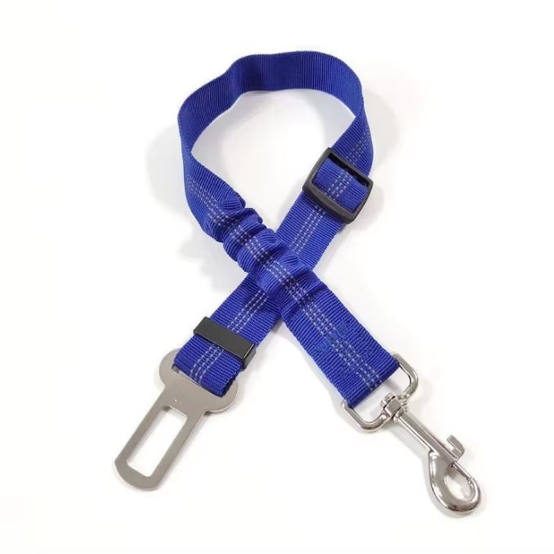 Dog Car Safety Belt Reflective Webbing Safety Rope Elastic Telescopic Dog Car Seat Belt