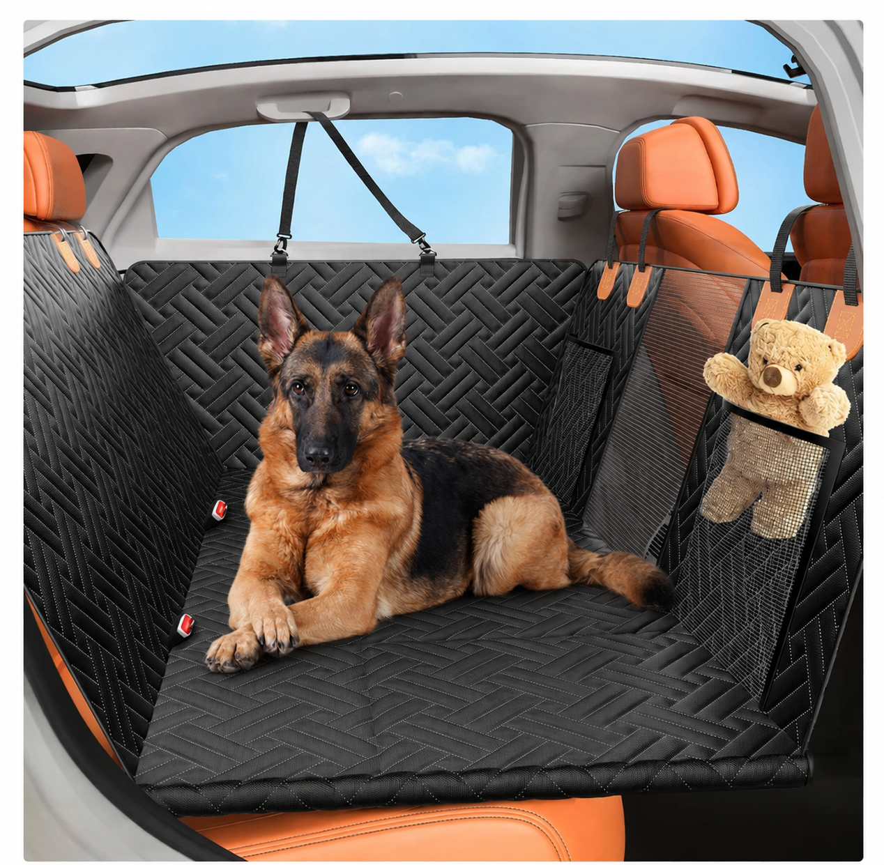IronPaw 2.0™ - Heavy-Duty Hard Bottom Dog Hammock Seat Cover