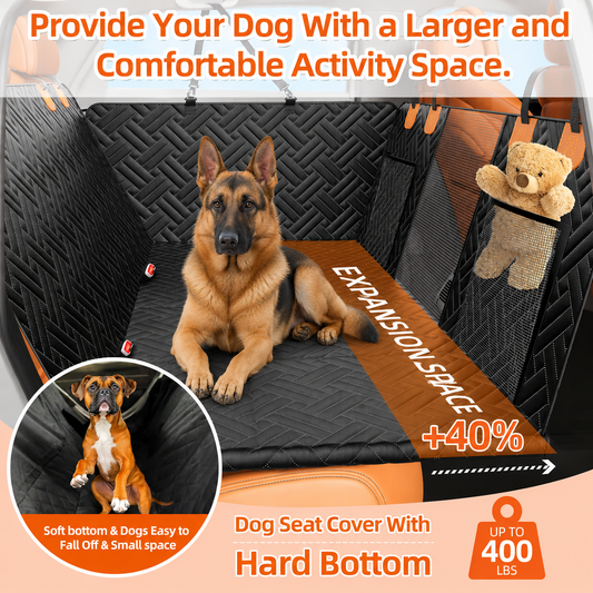 IronPaw 2.0™ - Heavy-Duty Hard Bottom Dog Hammock Seat Cover